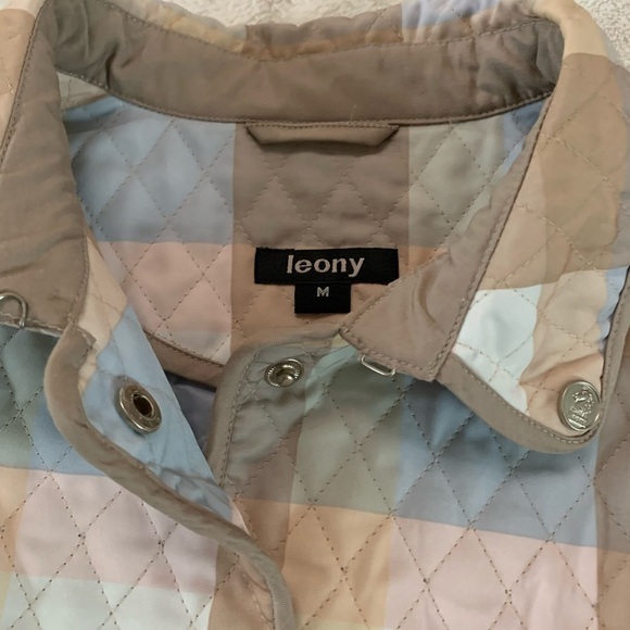 Leony Women’s Quilted Horse Patch Embroidered Snap On Jacket Size Medium - Picture 15 of 17